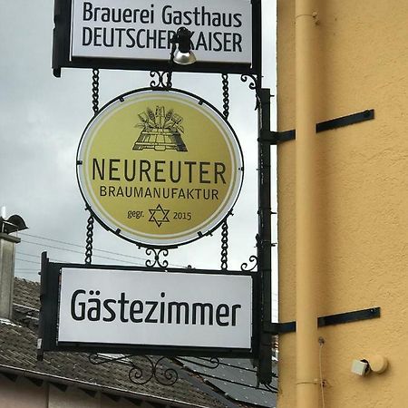 Brauerei Gasthaus Deutscher Kaiser Karlsruhe Exterior foto